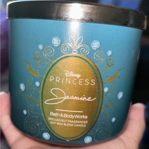 Bath & Body Works Princess Jasmine Blue Candle